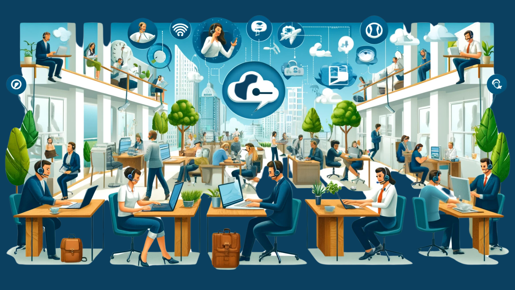 Successful Agent Communication and Collaboration in a Hybrid World